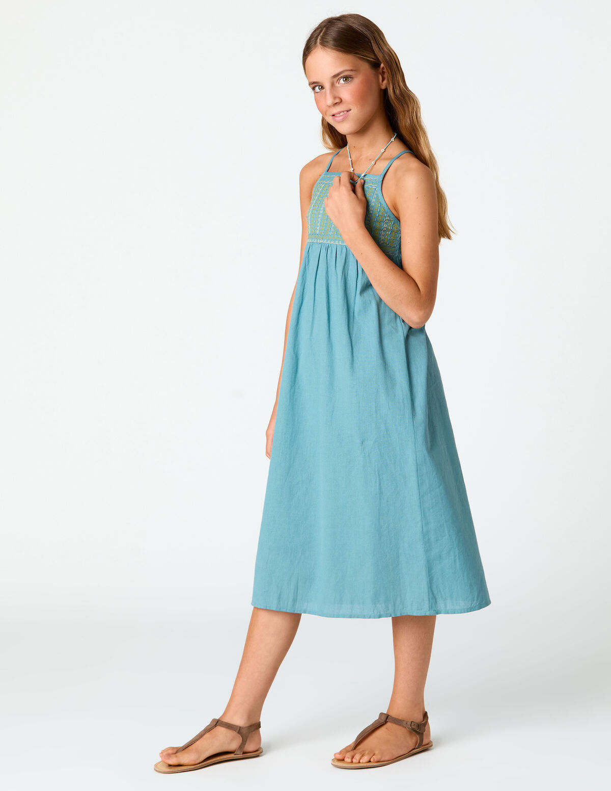 POND EMBROIDERED DRESS