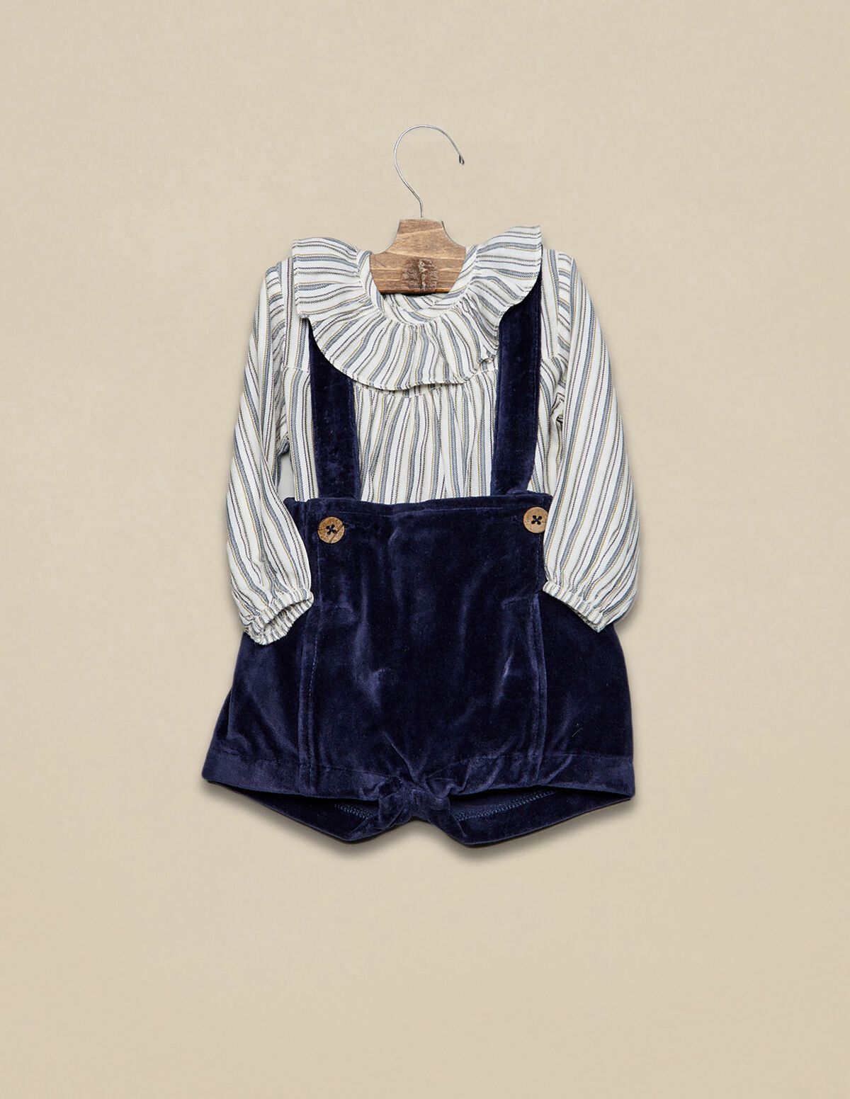 PANTALÓN FRANCES TERCIOPELO AZUL