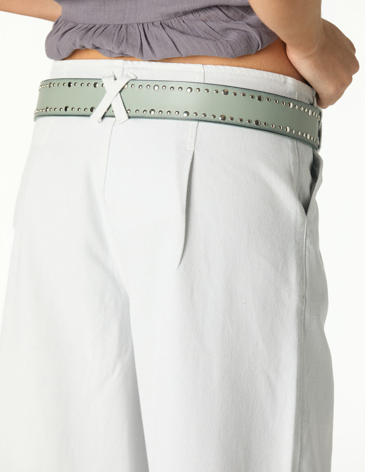 DRIZZLE PLEATED TROUSERS