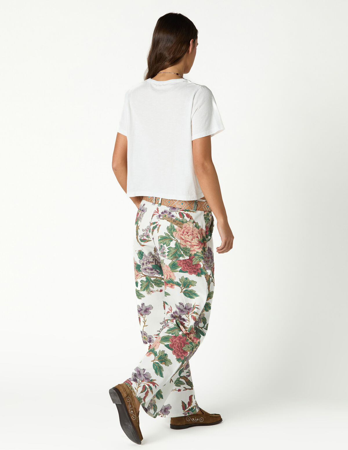BOTANIC PRINT TROUSERS