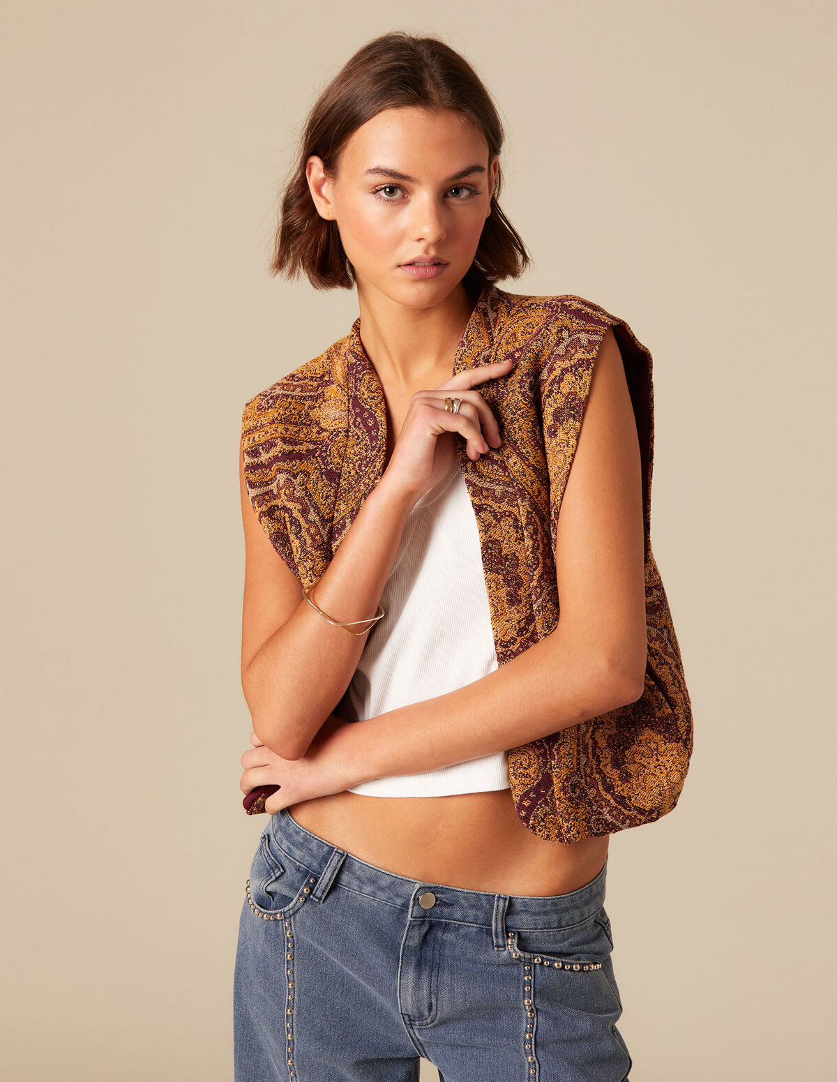 CHALECO PAISLEY