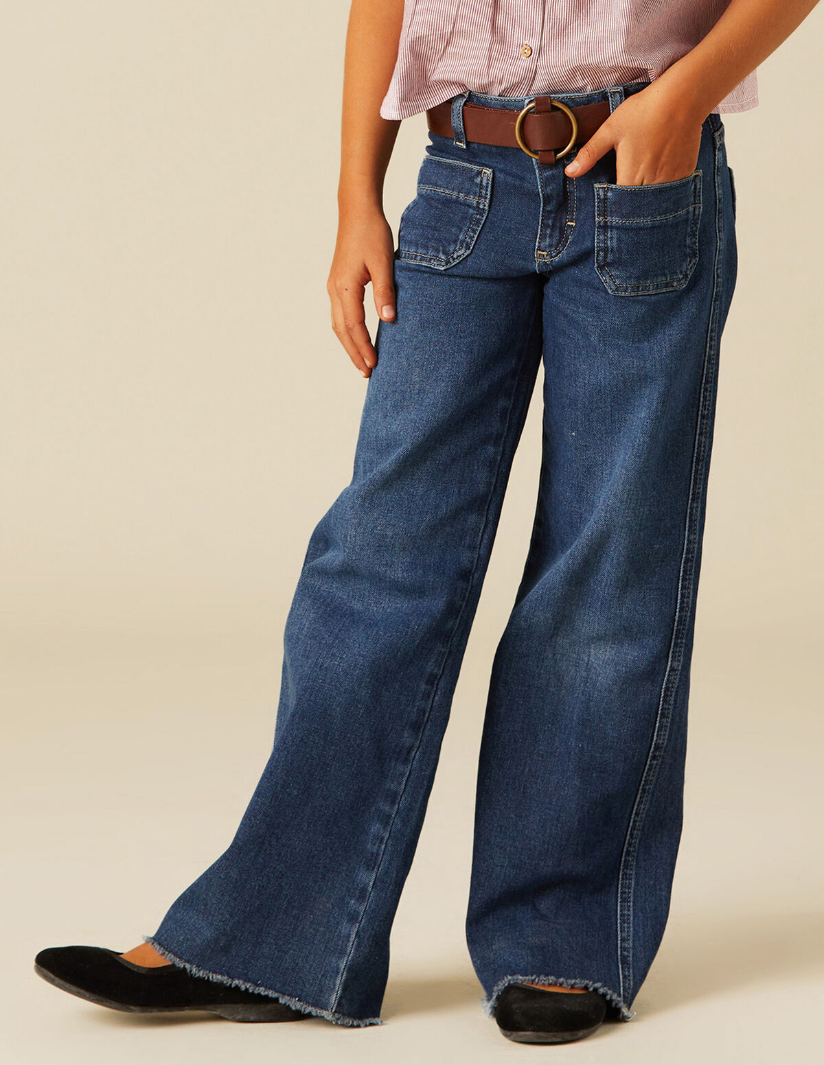 PANTALÓN BOLSILLOS VAQUERO