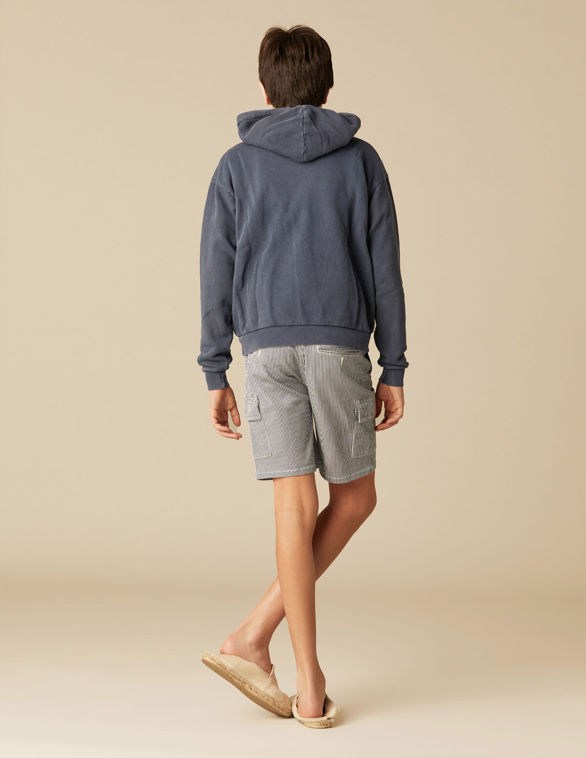 SUDADERA AZUL NN CAPUCHA