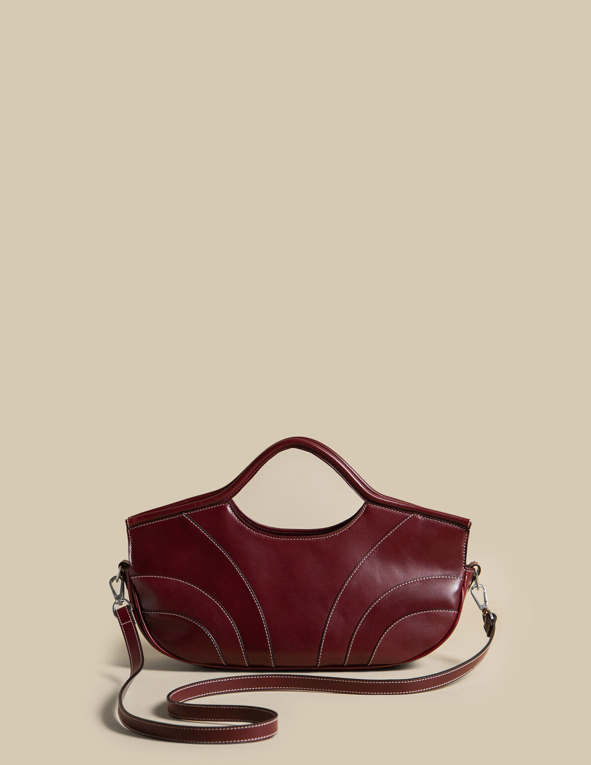 BOLSO GUINDA PESPUNTES