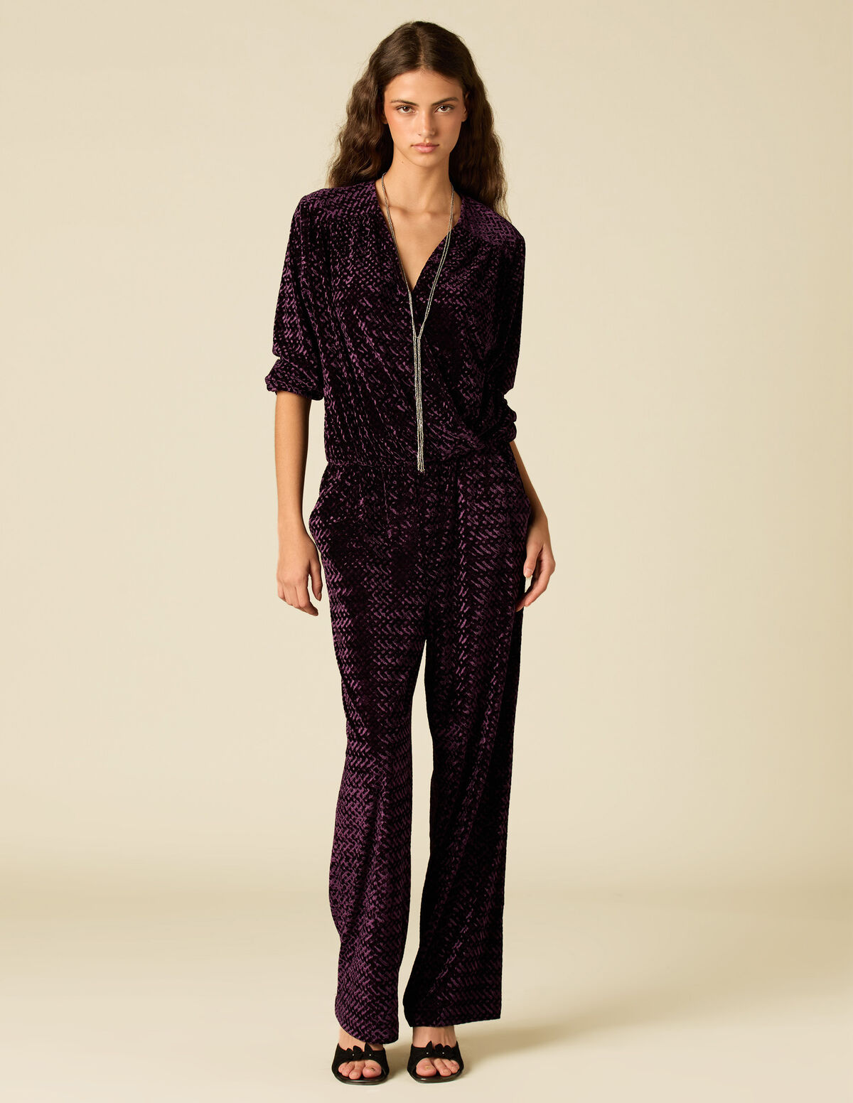 VELVET JUMPSUIT