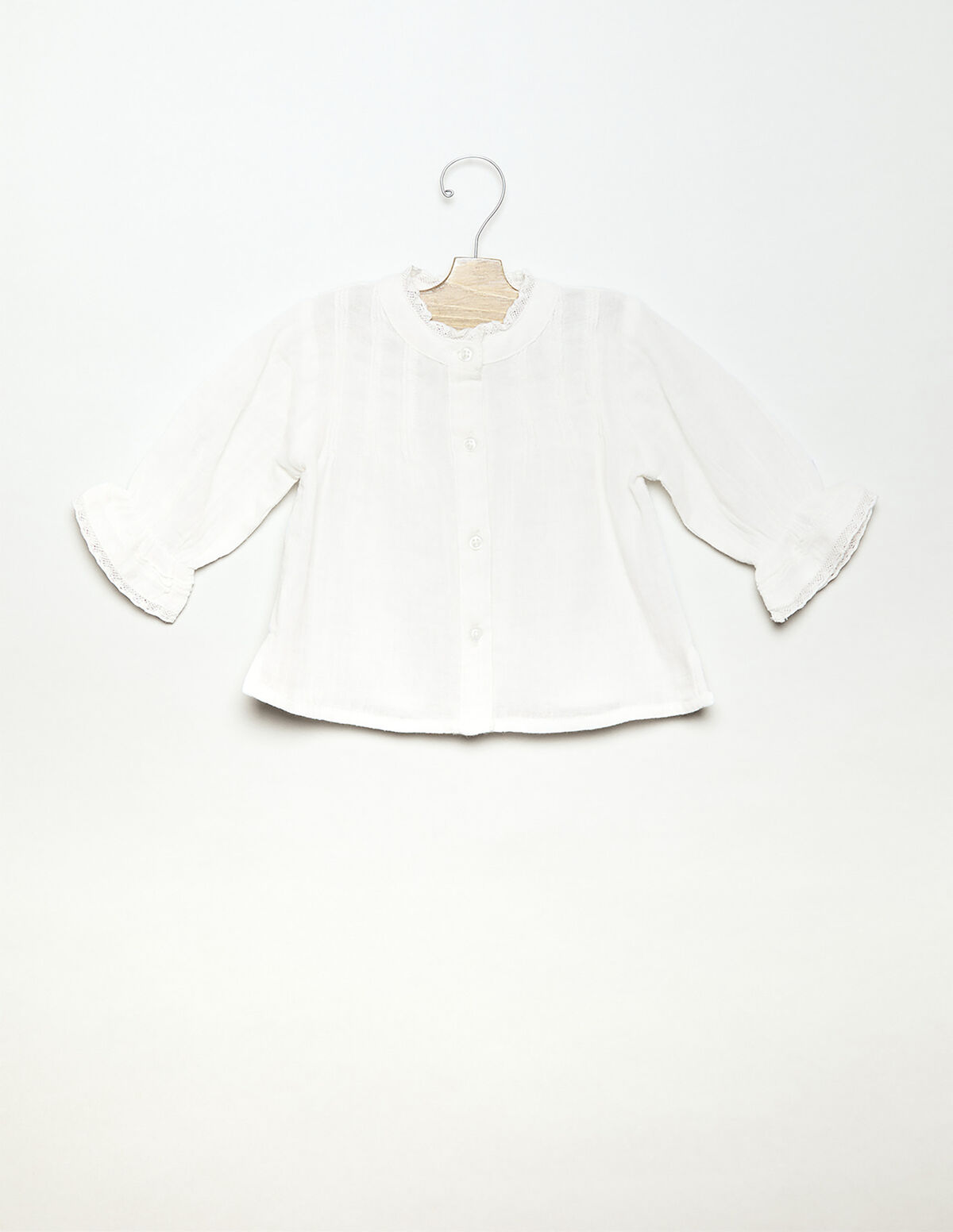 CHEMISE JEAN MAO BLEUE