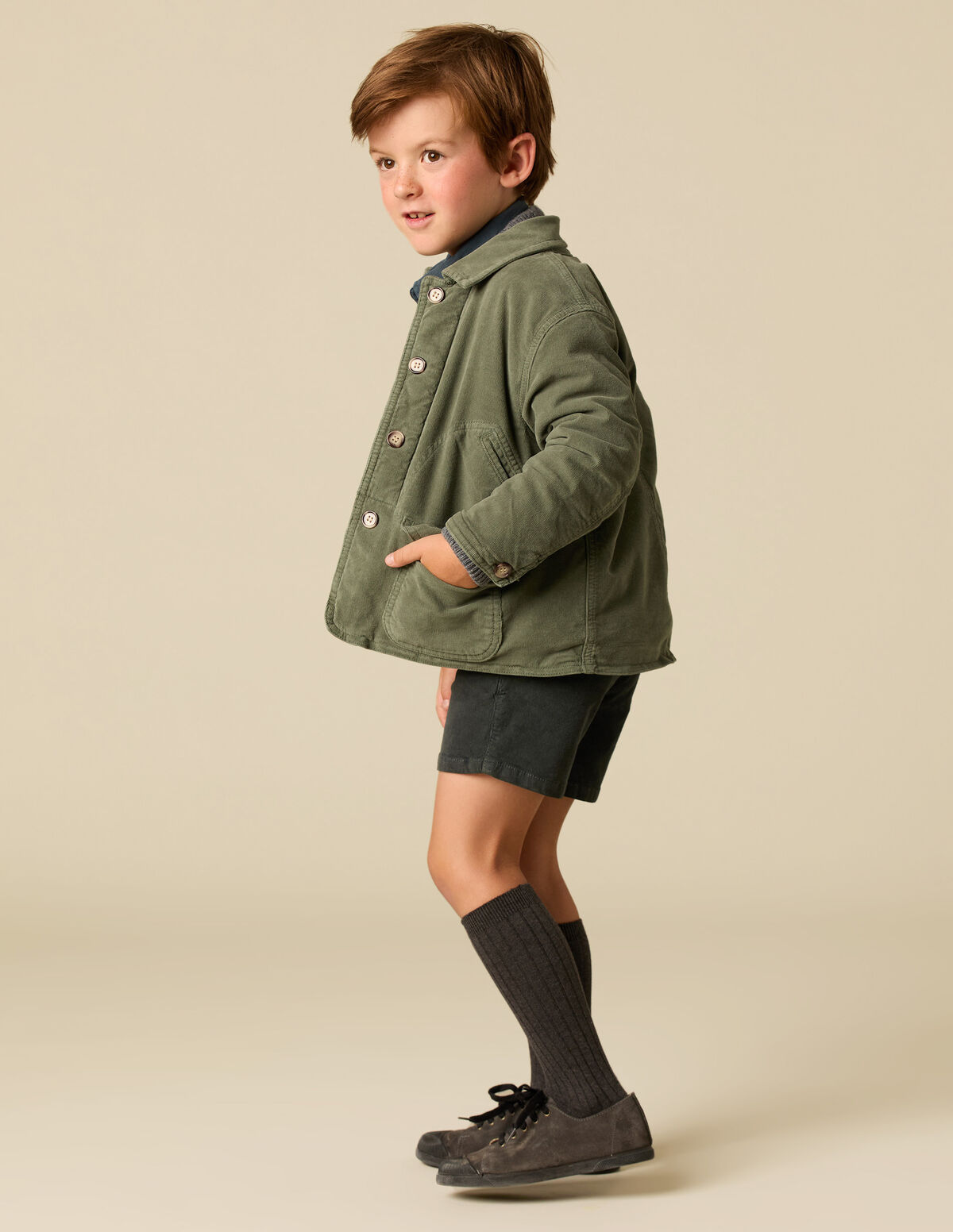 GREEN CORDUROY JACKET