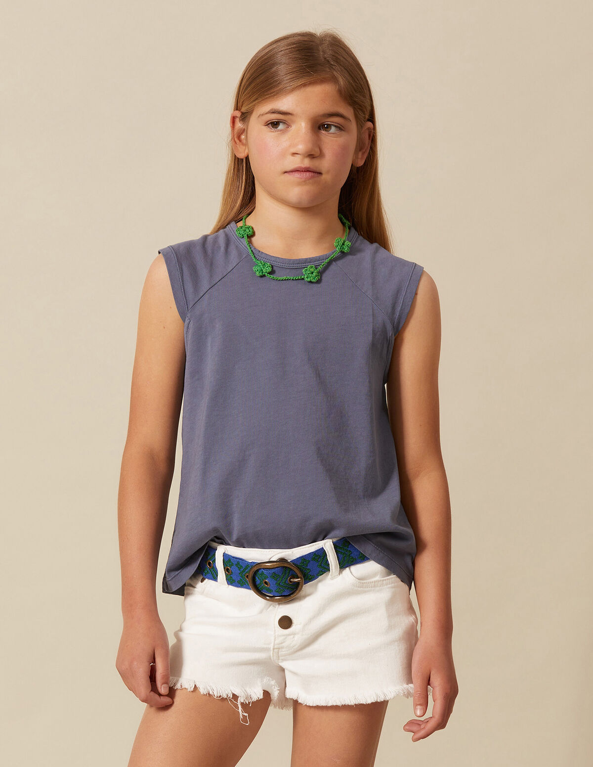 CAMISETA CORTES BLANCA
