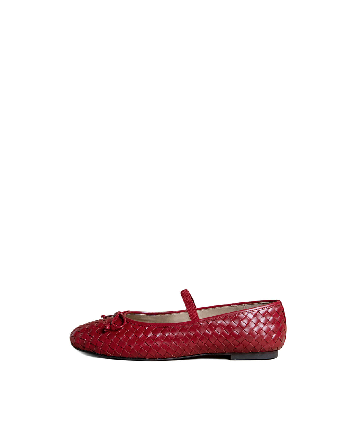 CHERRY BRAIDED BALLERINA