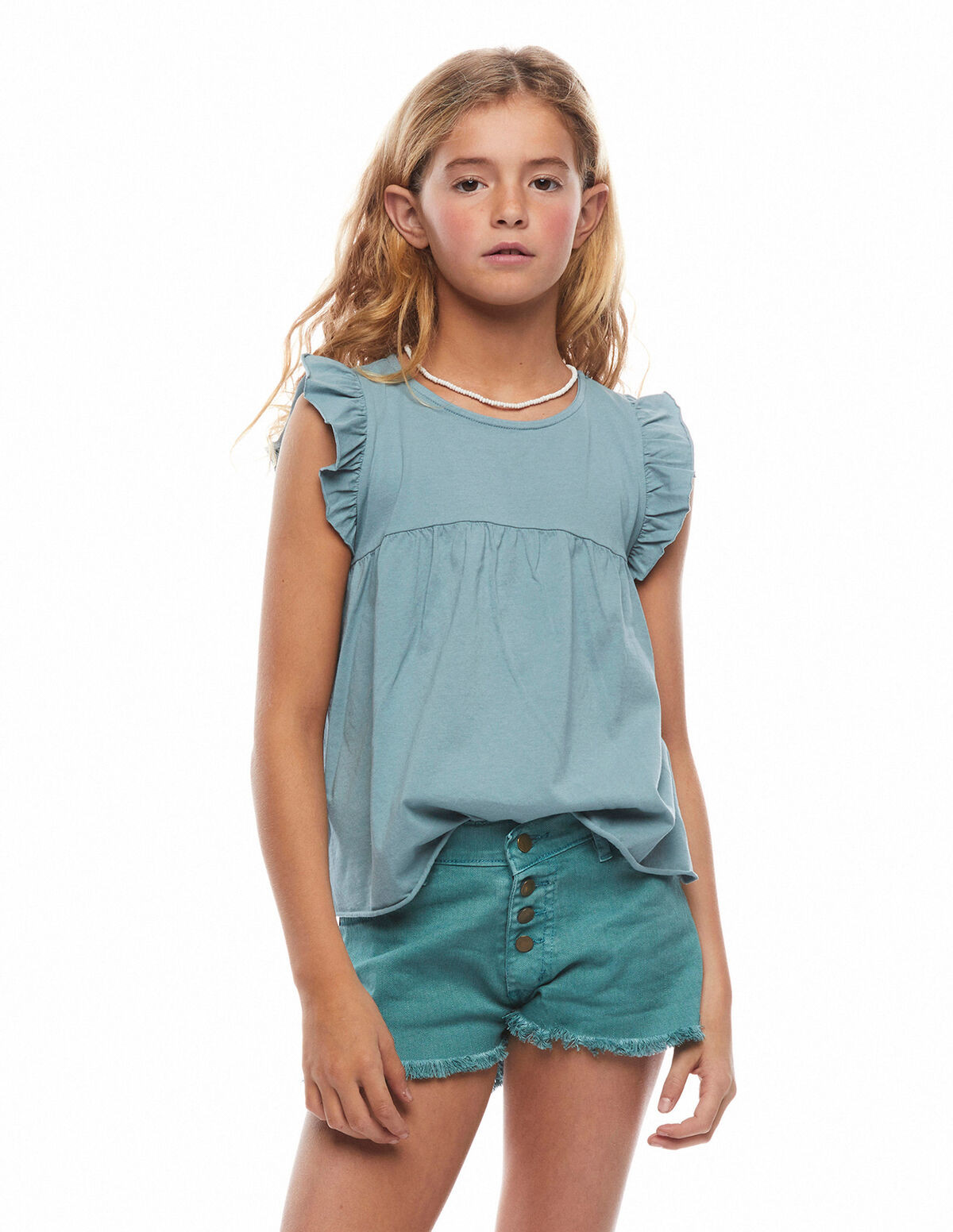 Camiseta corte volante