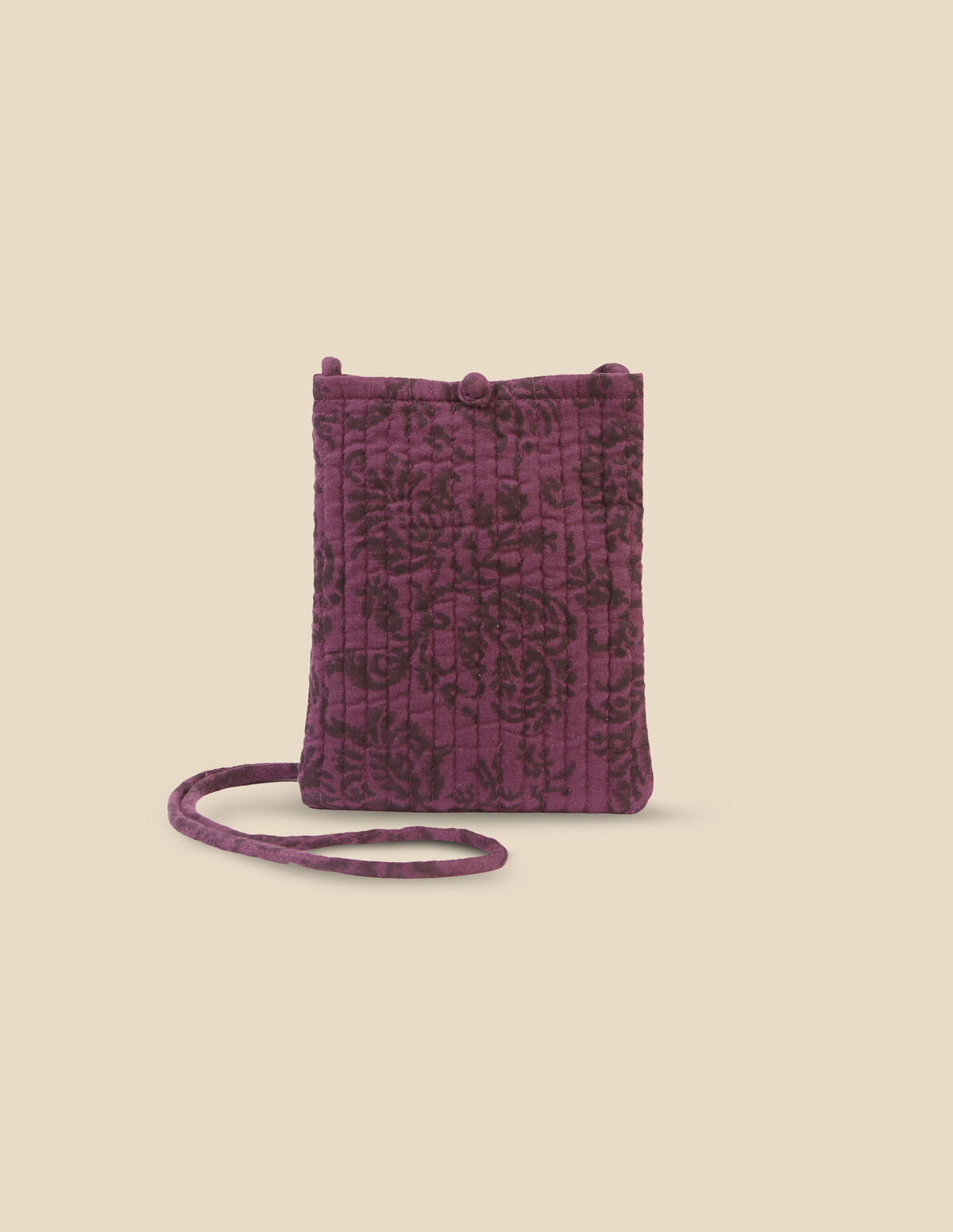 AMETHYST FLORAL CROSSBODY BAG