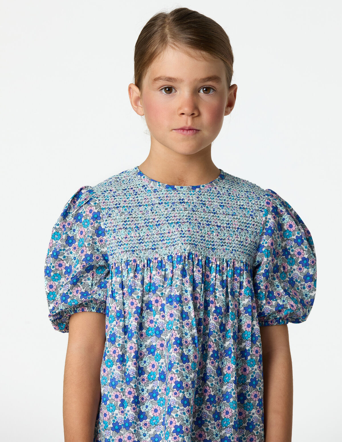 ROBE PRINT DITSY BLUE