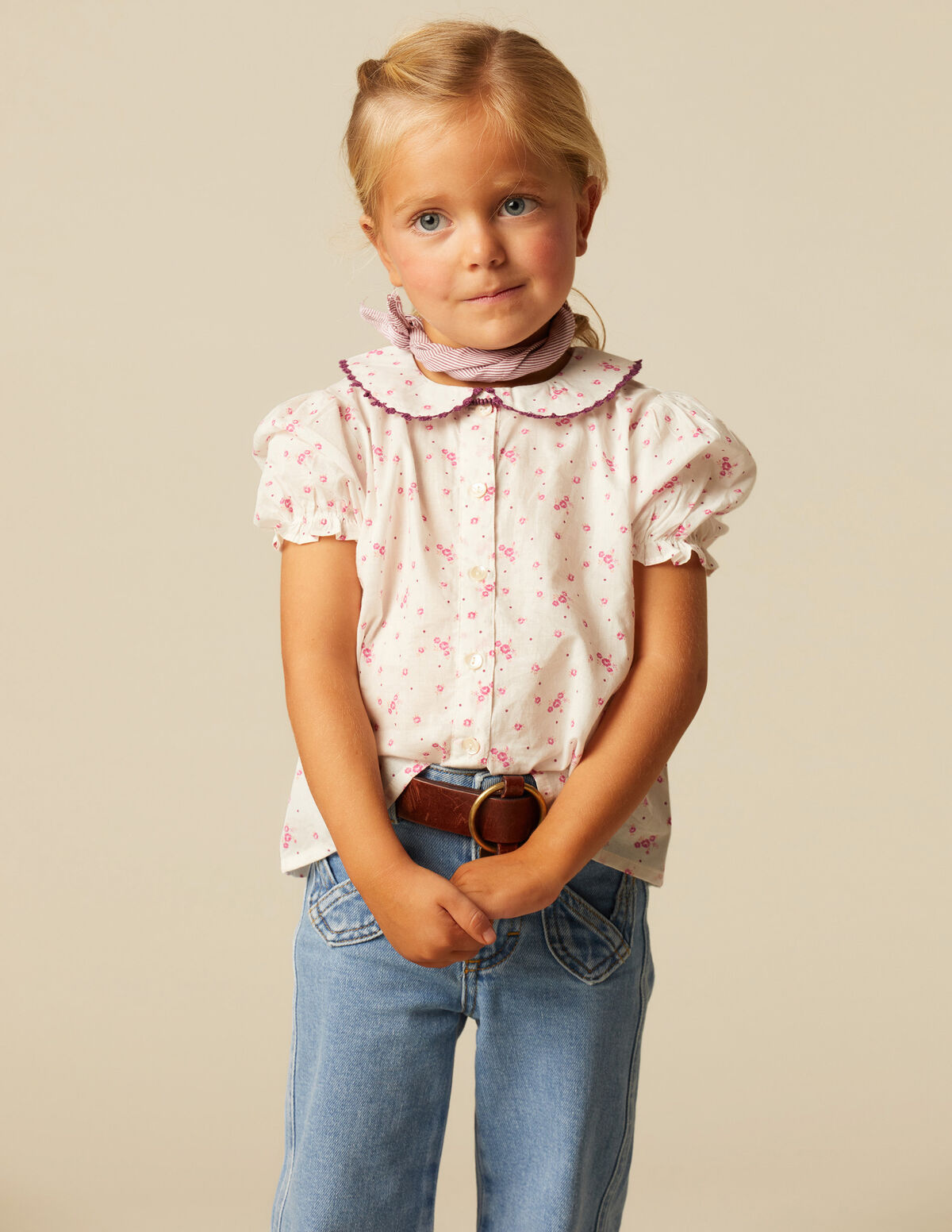 CAMISA FLOR PUNTO MORA