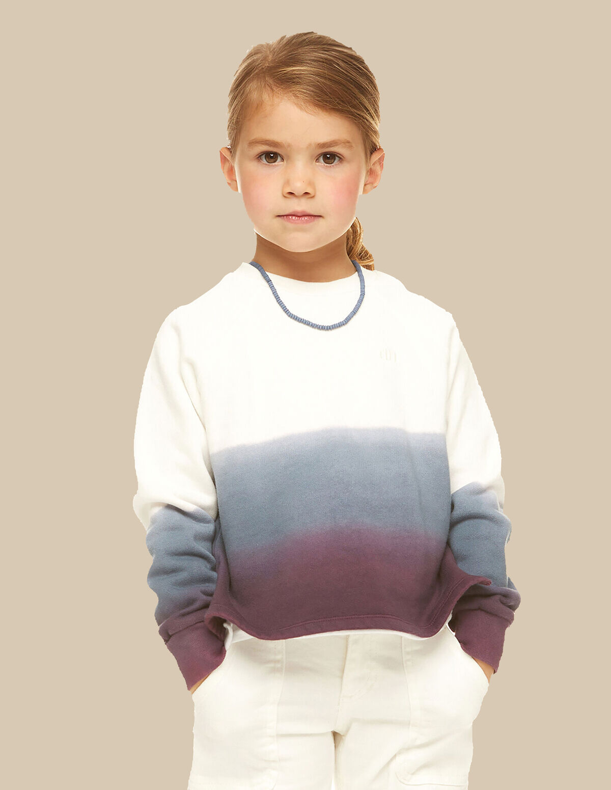 BLUE AND BERRY TIE-DYE SWEATSHIRT