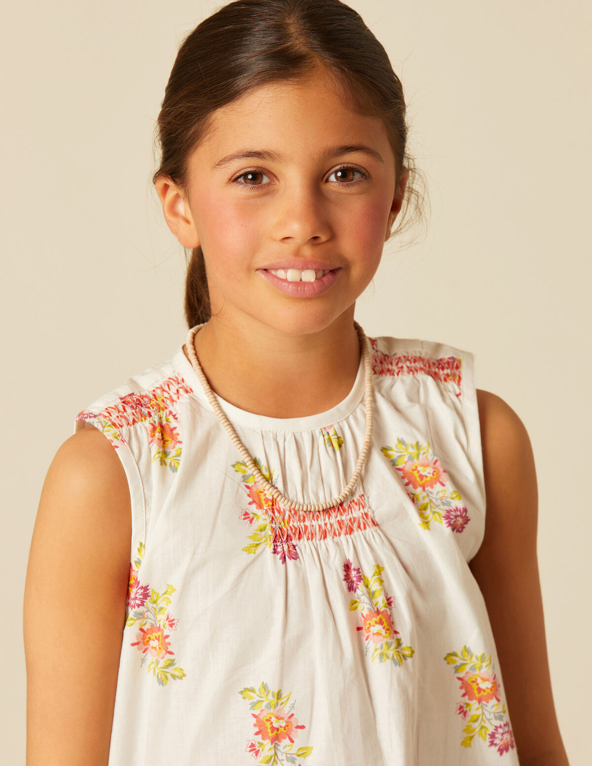 VESTIDO FLOR MULTICOLOR AZUL