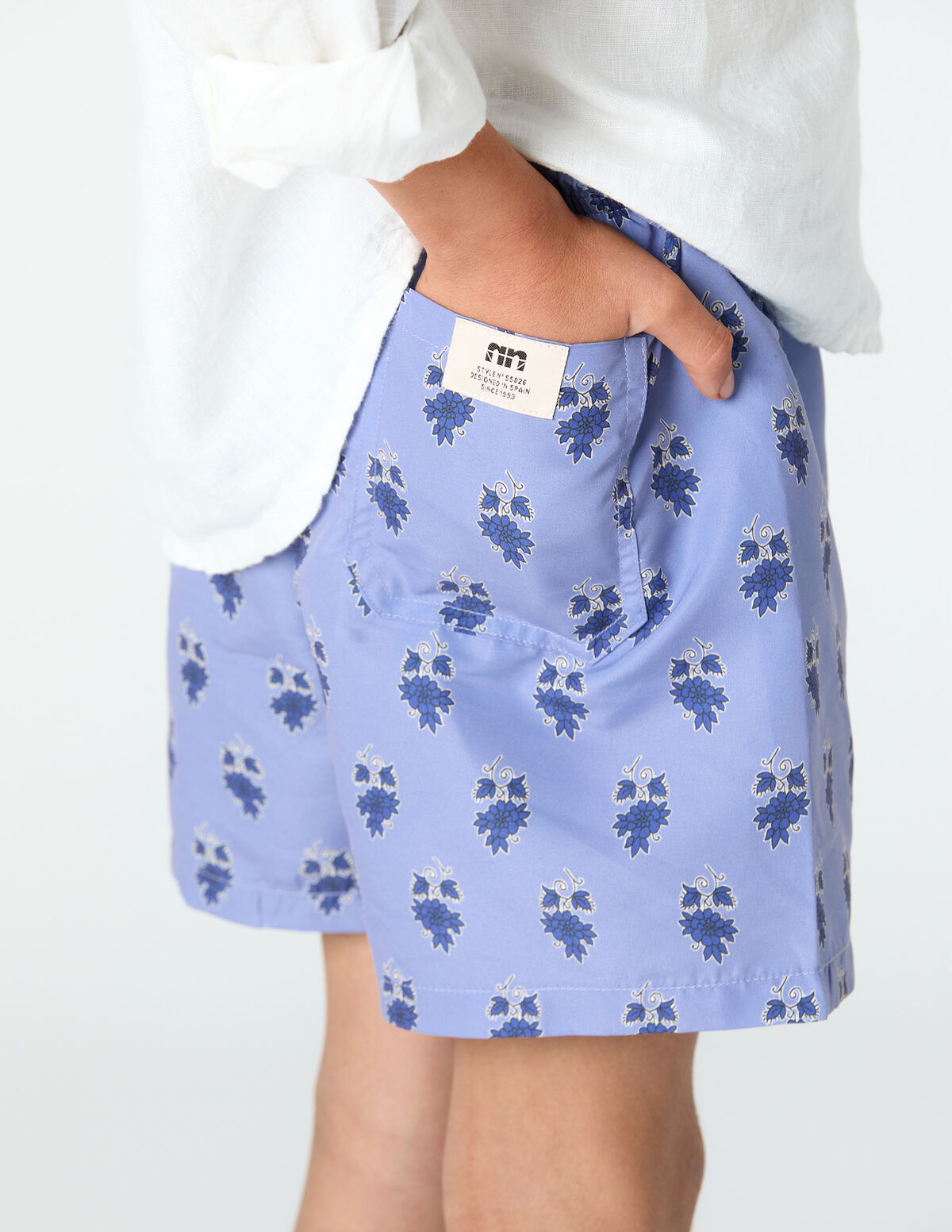 POND PRINT SWIMSUIT