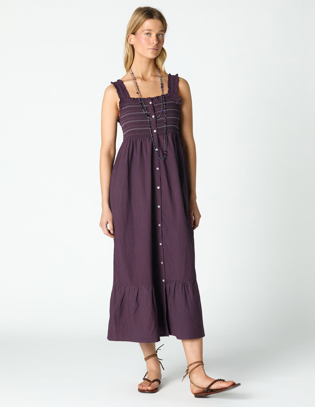 BITTERSWEET SMOCKED DRESS