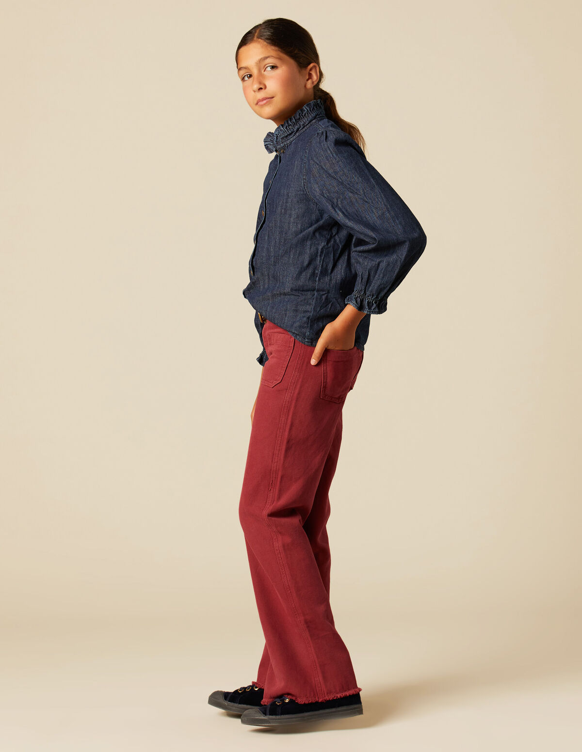 CAMISA DENIM AZUL