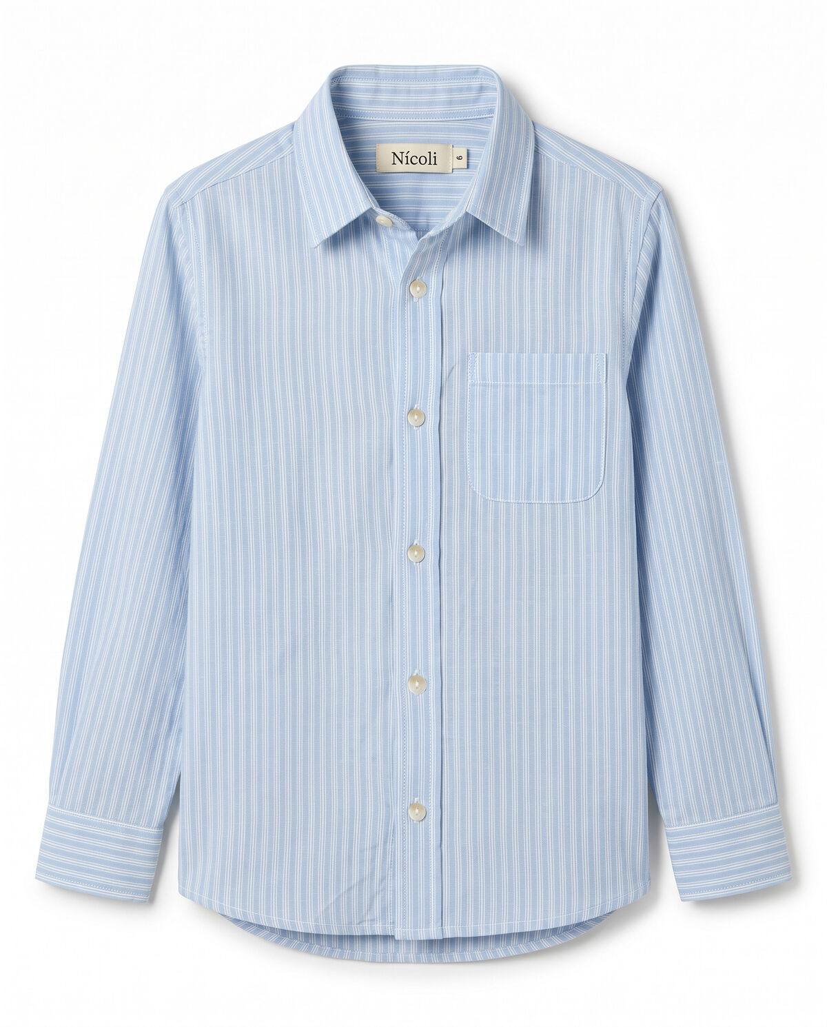 CAMISA RAYA ANILINE BLUE