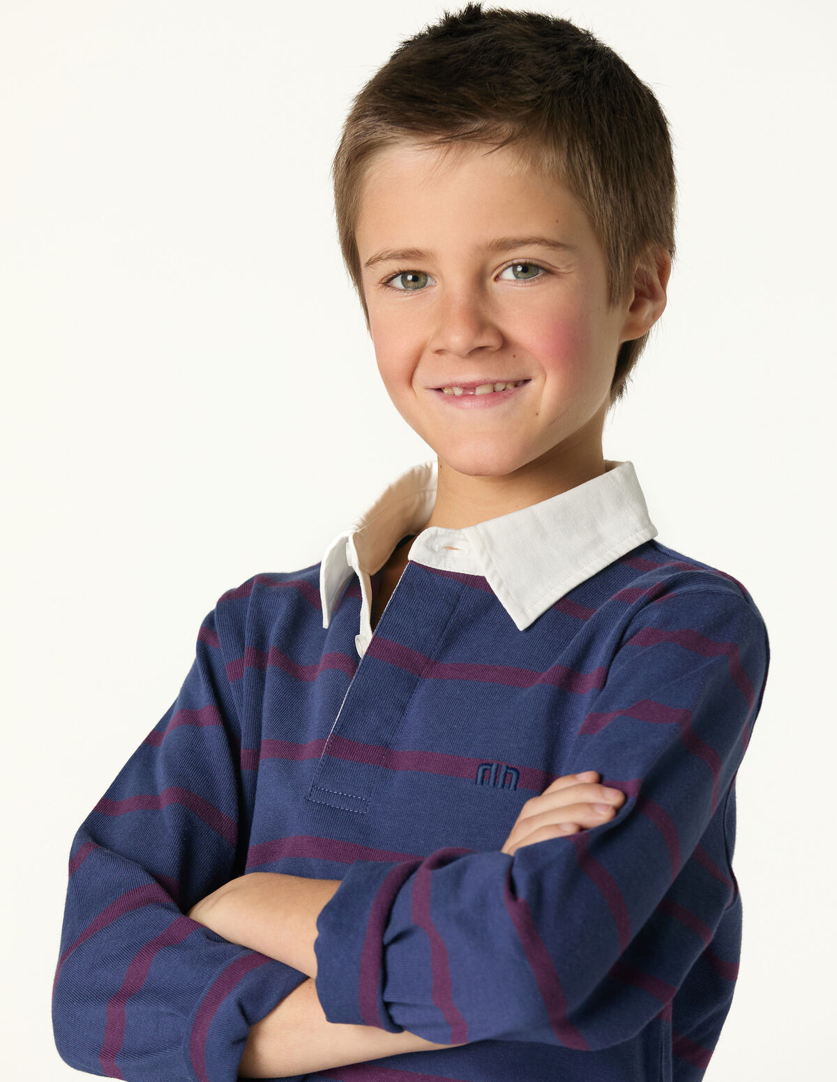 SWEATSHIRT POLO RISCAS AZUL