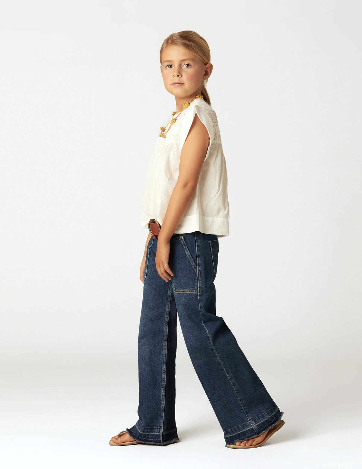 CAL&Ccedil;AS WIDE LEG DENIM