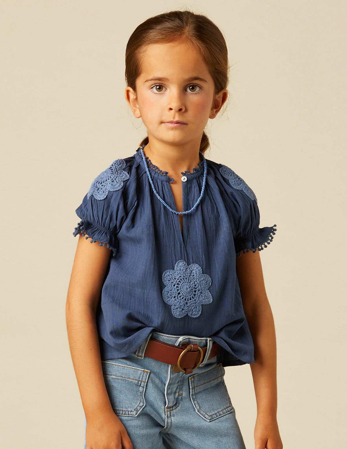 CAMISA BORDADO FLOR