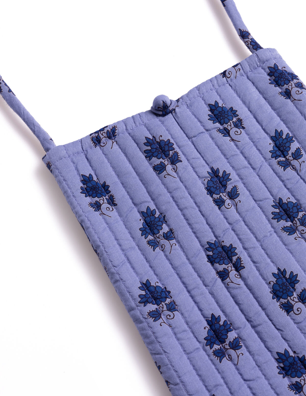 BLUE BUTI PRINT CROSSBODY BAG