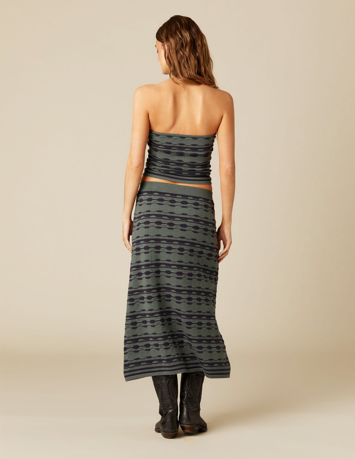 BICOLOR BROWN TOP