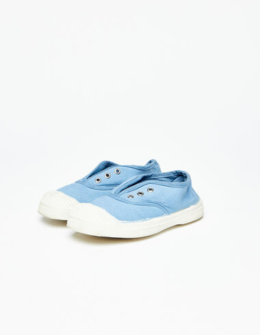 Denim blue Bensimon rubber band sneakers - Shoes - Nícoli