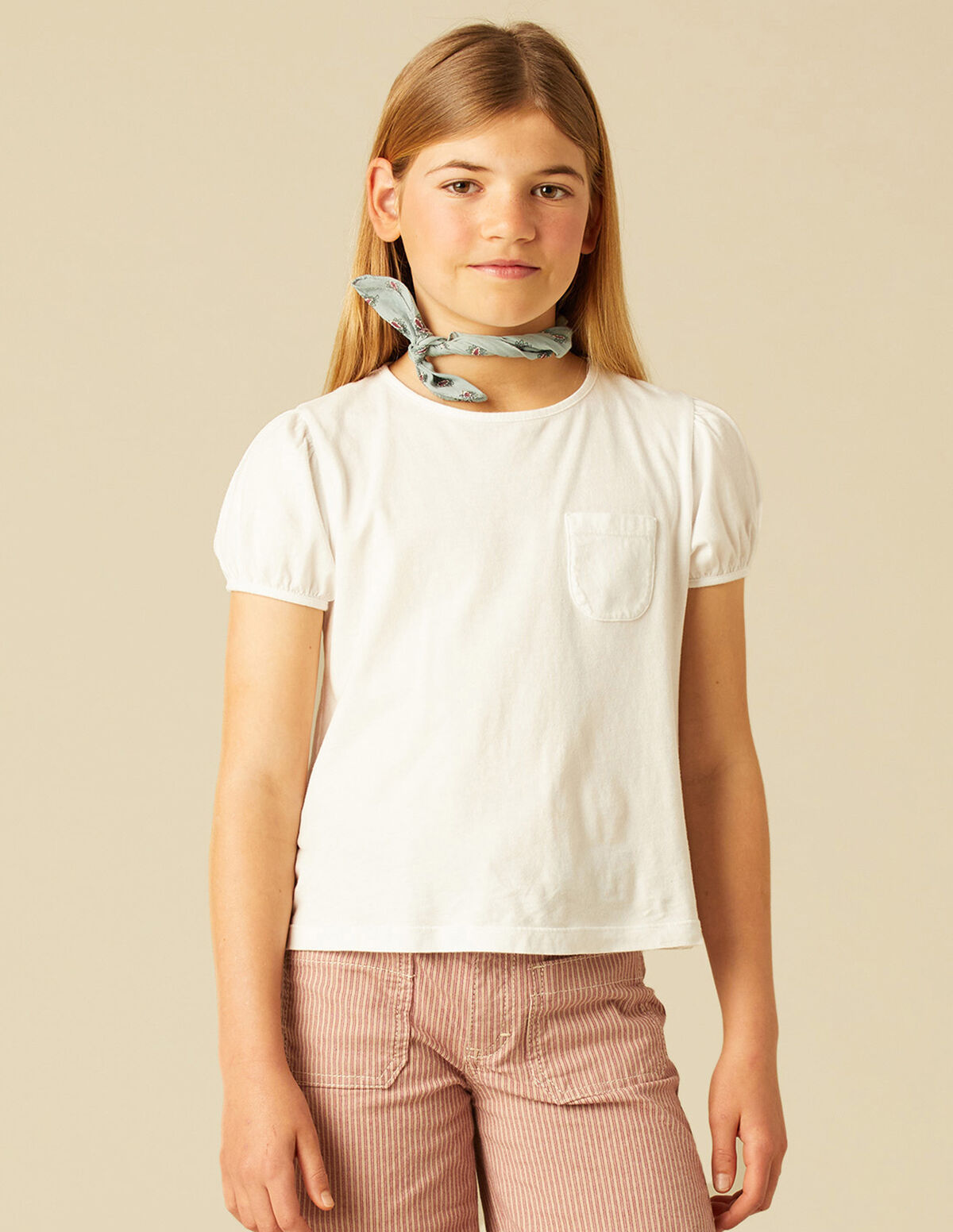 CAMISETA BOLSILLO BLANCA