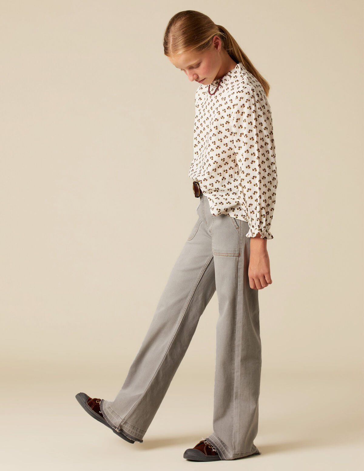 ECRU PRINT SHIRT