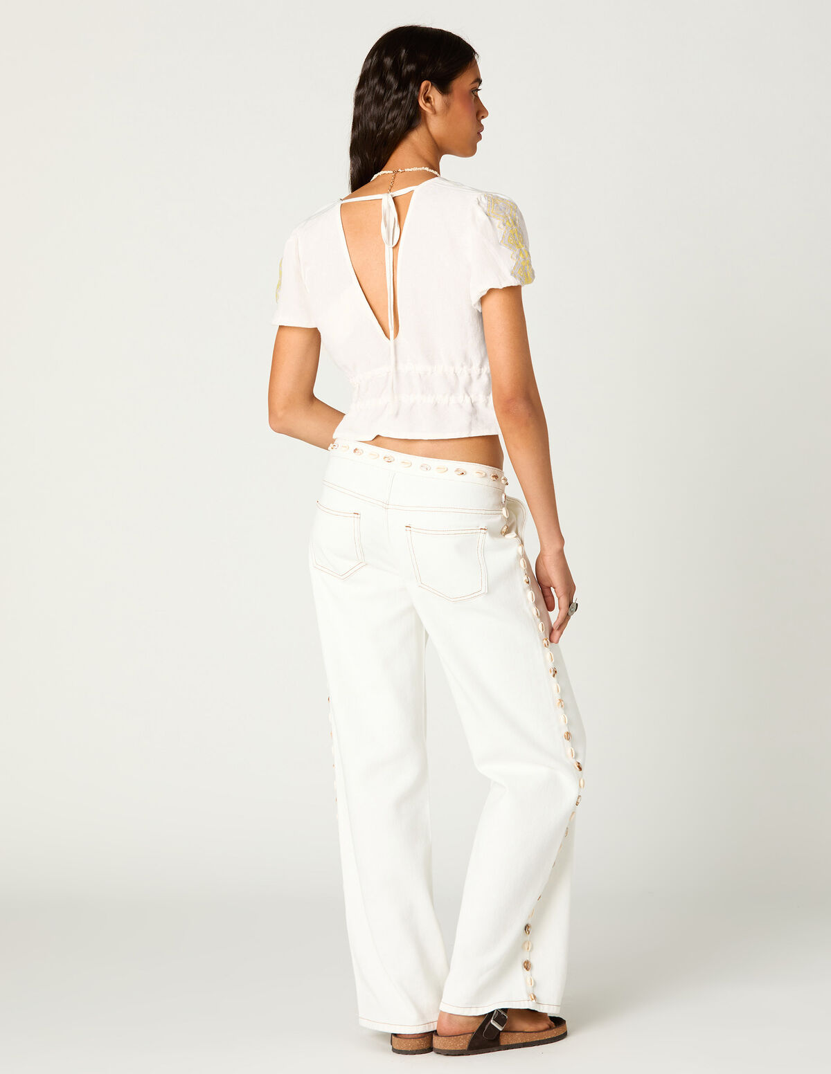 CHEMISE N&OElig;UDS BRODERIES