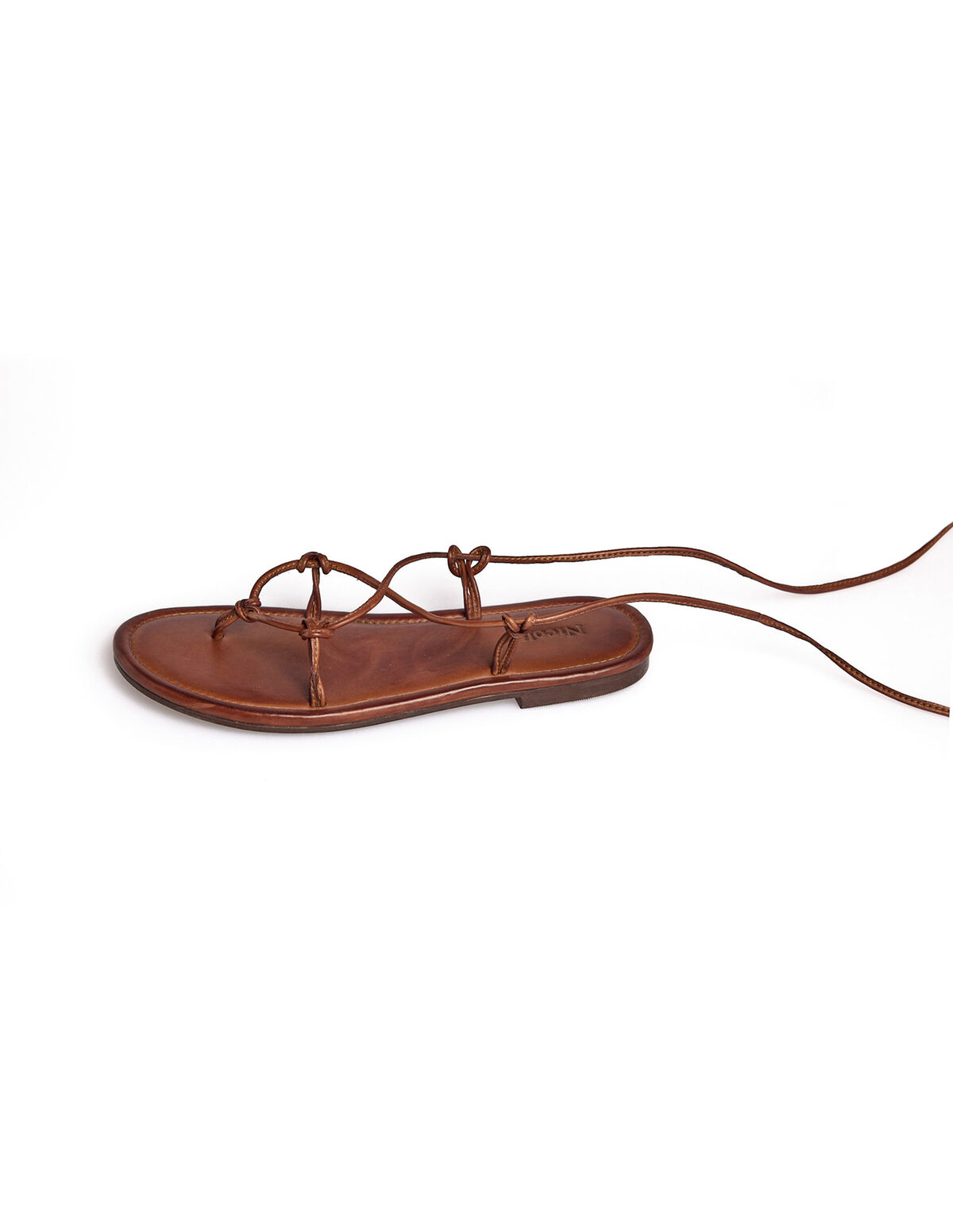BROWN STRAPPY SANDALS