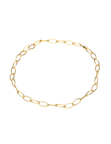 Collar corto eslabones dorados - Golden Collection - Nícoli