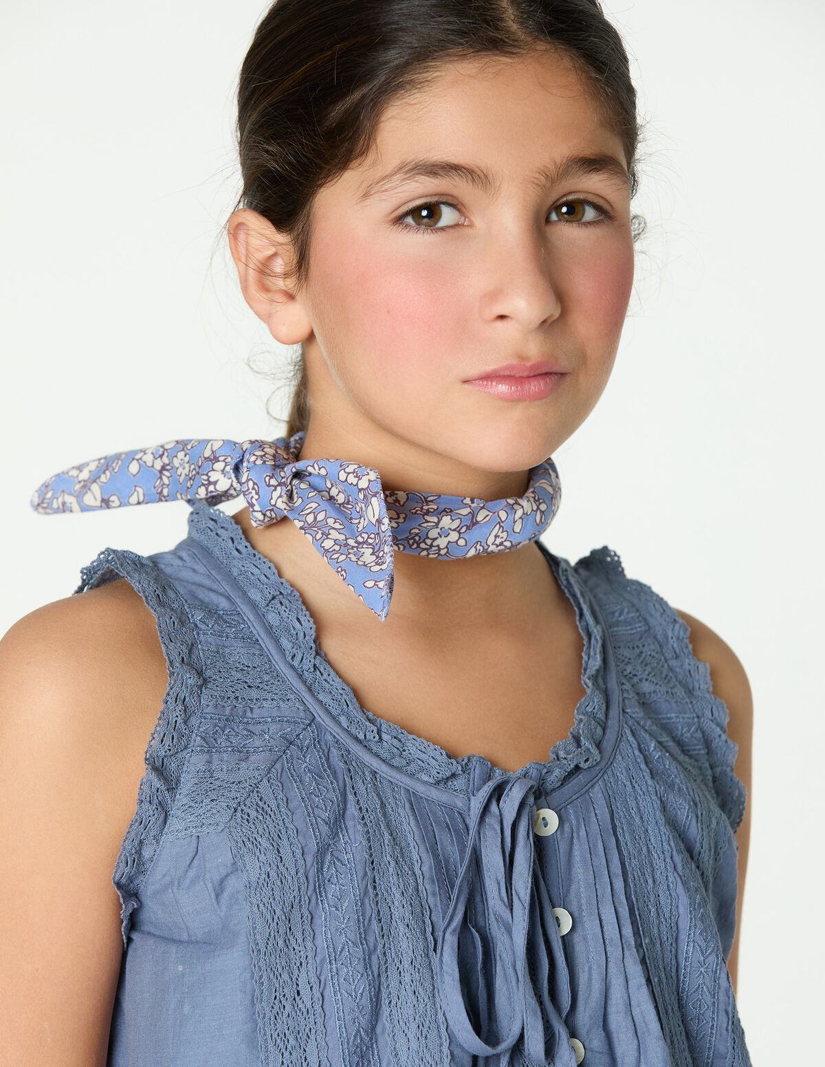 TOP BOT&Otilde;ES RENDAS AZUL