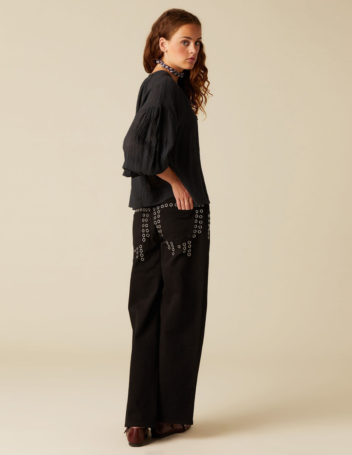 JEANS AZUL MIX TACHAS