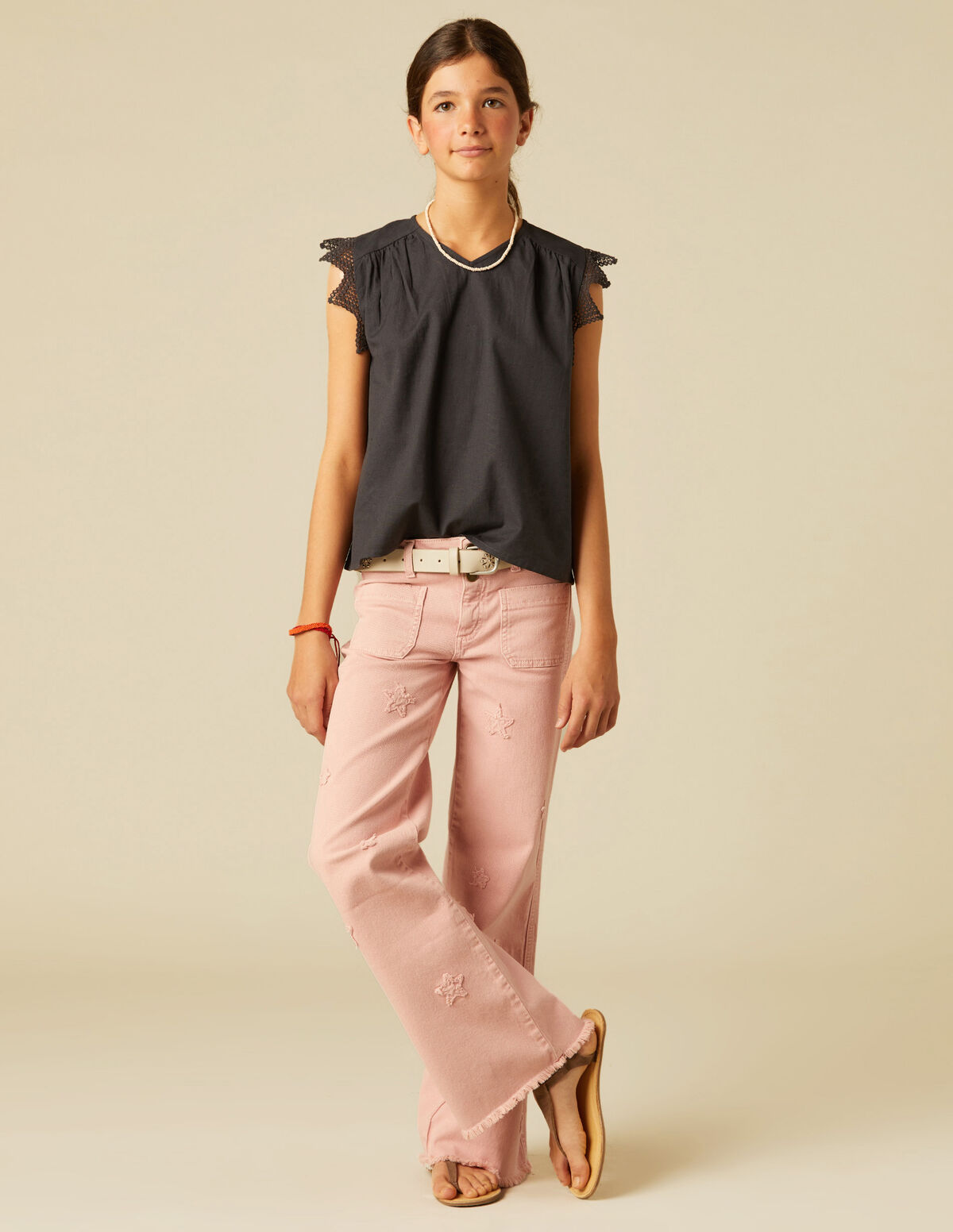 PANTALÓN ROSA ESTRELLAS