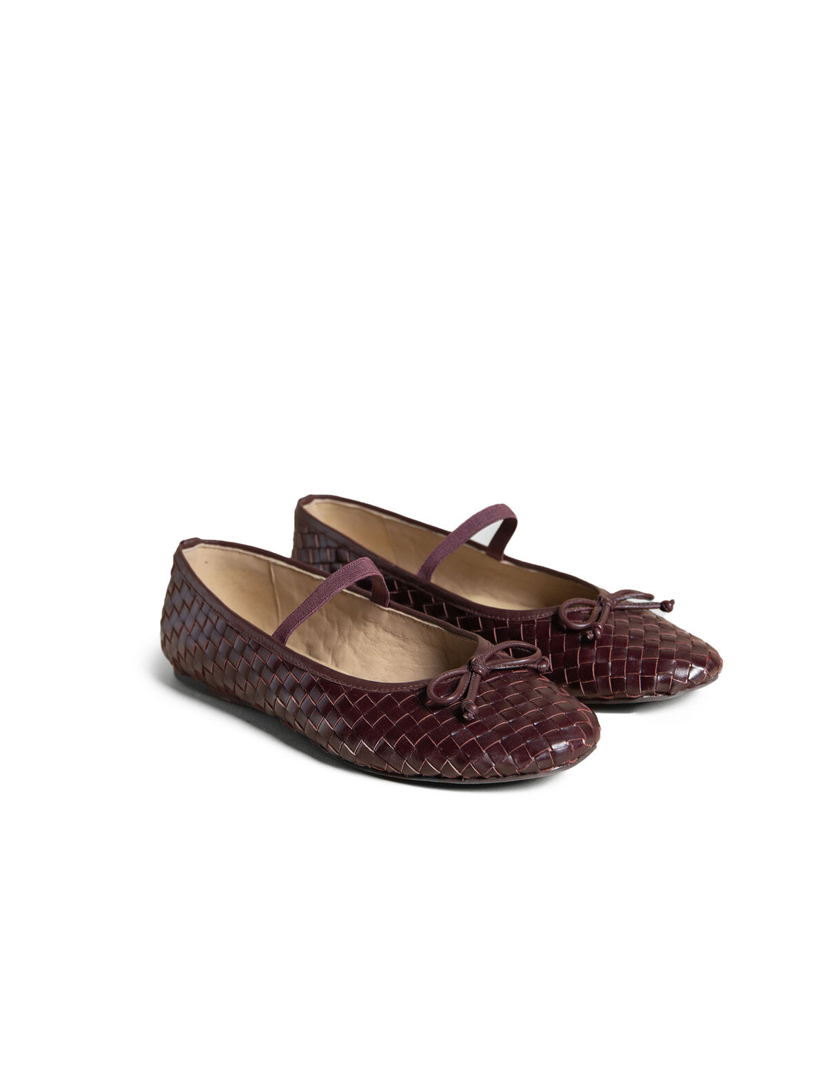 CHERRY BRAIDED BALLERINA