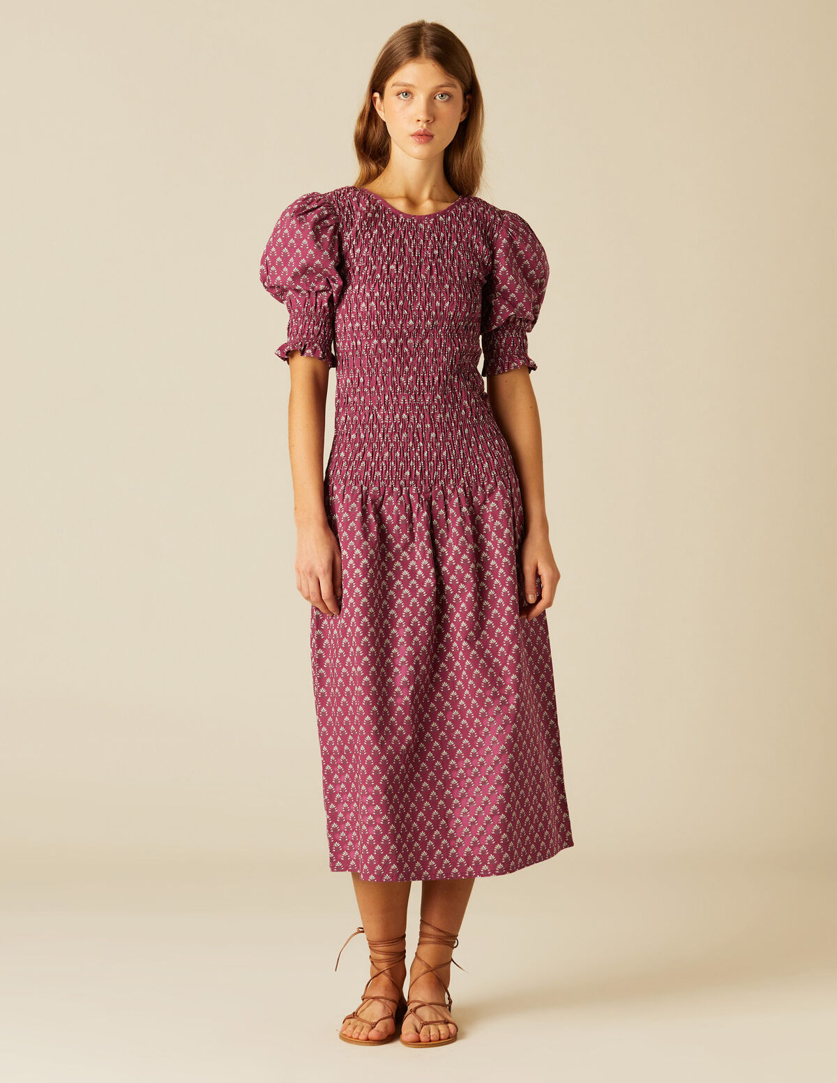 VESTIDO BUTI HOJA MORA