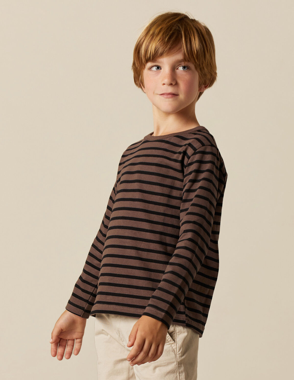 BLUE STRIPED T-SHIRT