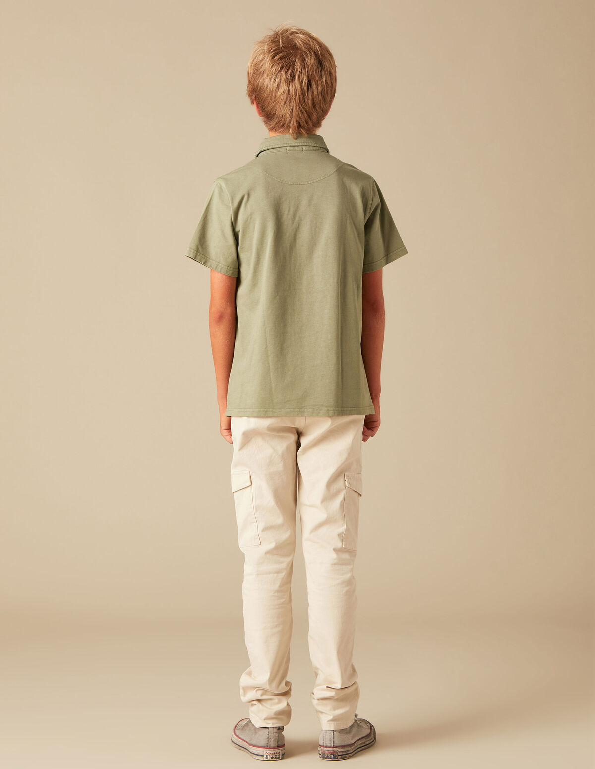STRAWBERRY SHORT-SLEEVED POLO SHIRT