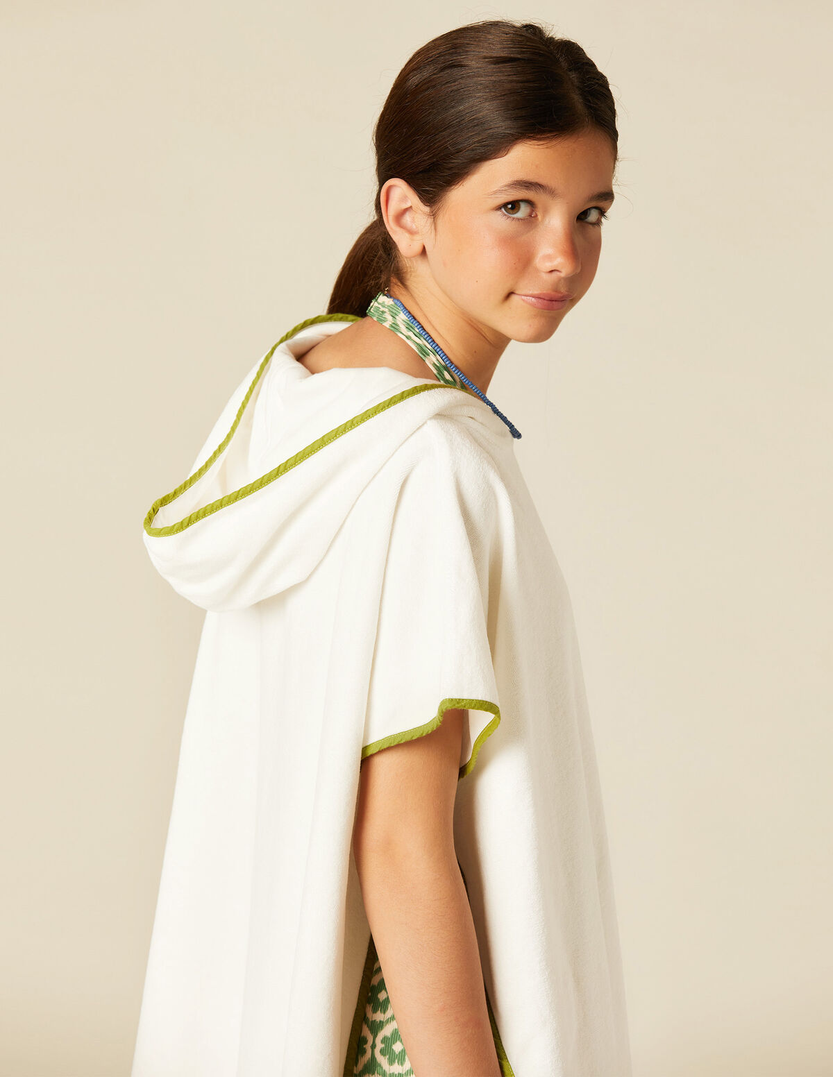 PONCHO SERVIETTE VERT