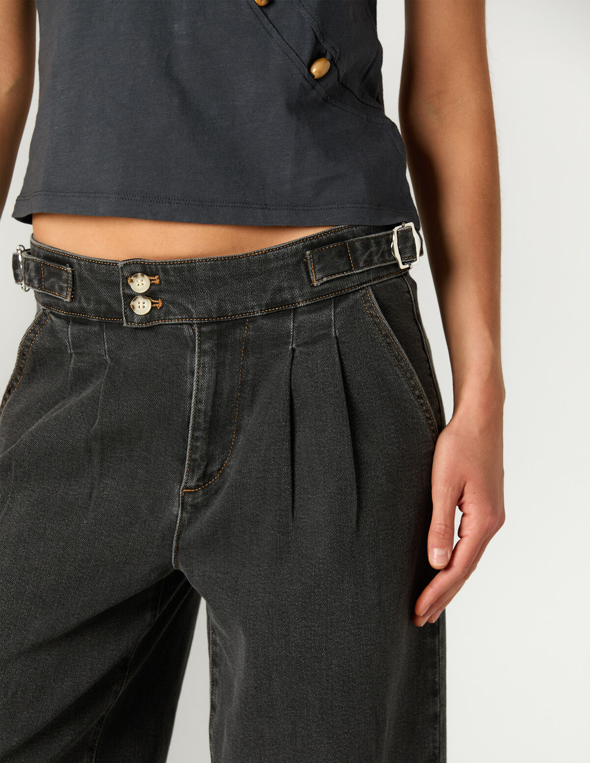 JEANS FIVELAS CRU