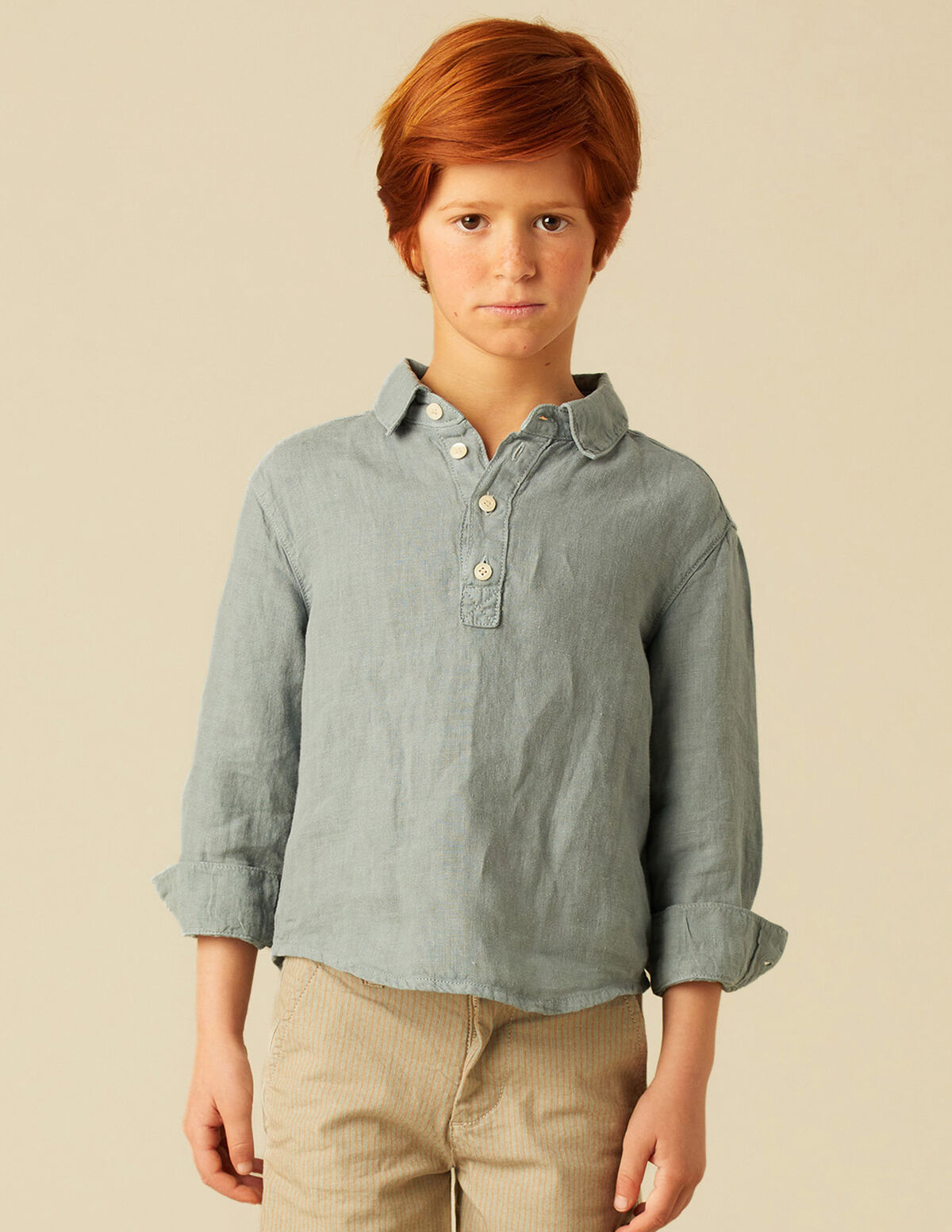 CAMISA LINO BLANCA