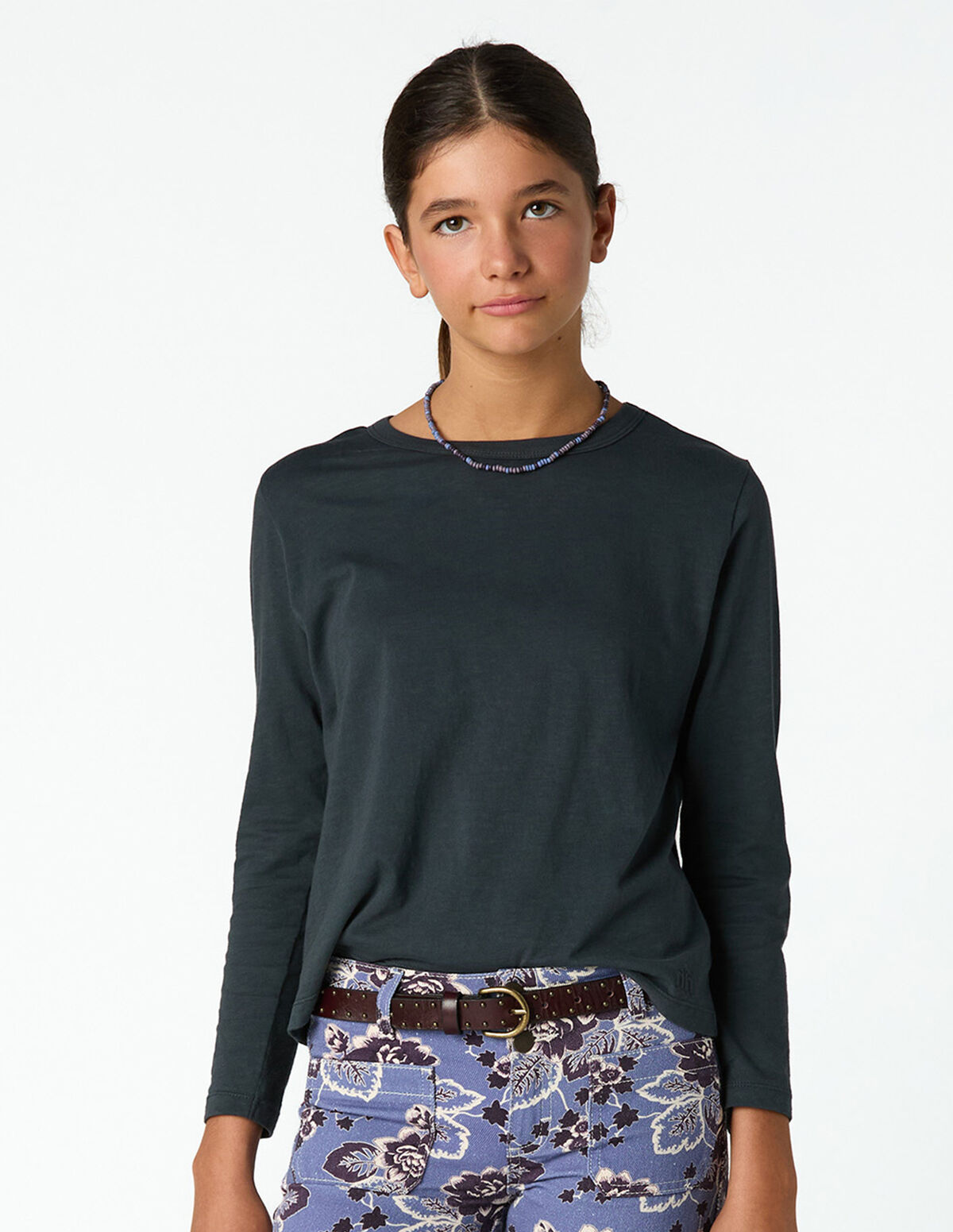 T-SHIRT MANGA COMPRIDA ANTRACITE