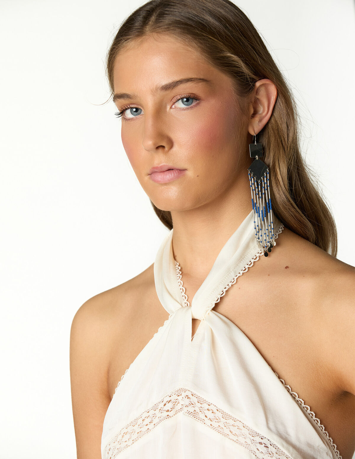 TOP N&Oacute; ACETINADO TIRA RENDA ANTRACITE