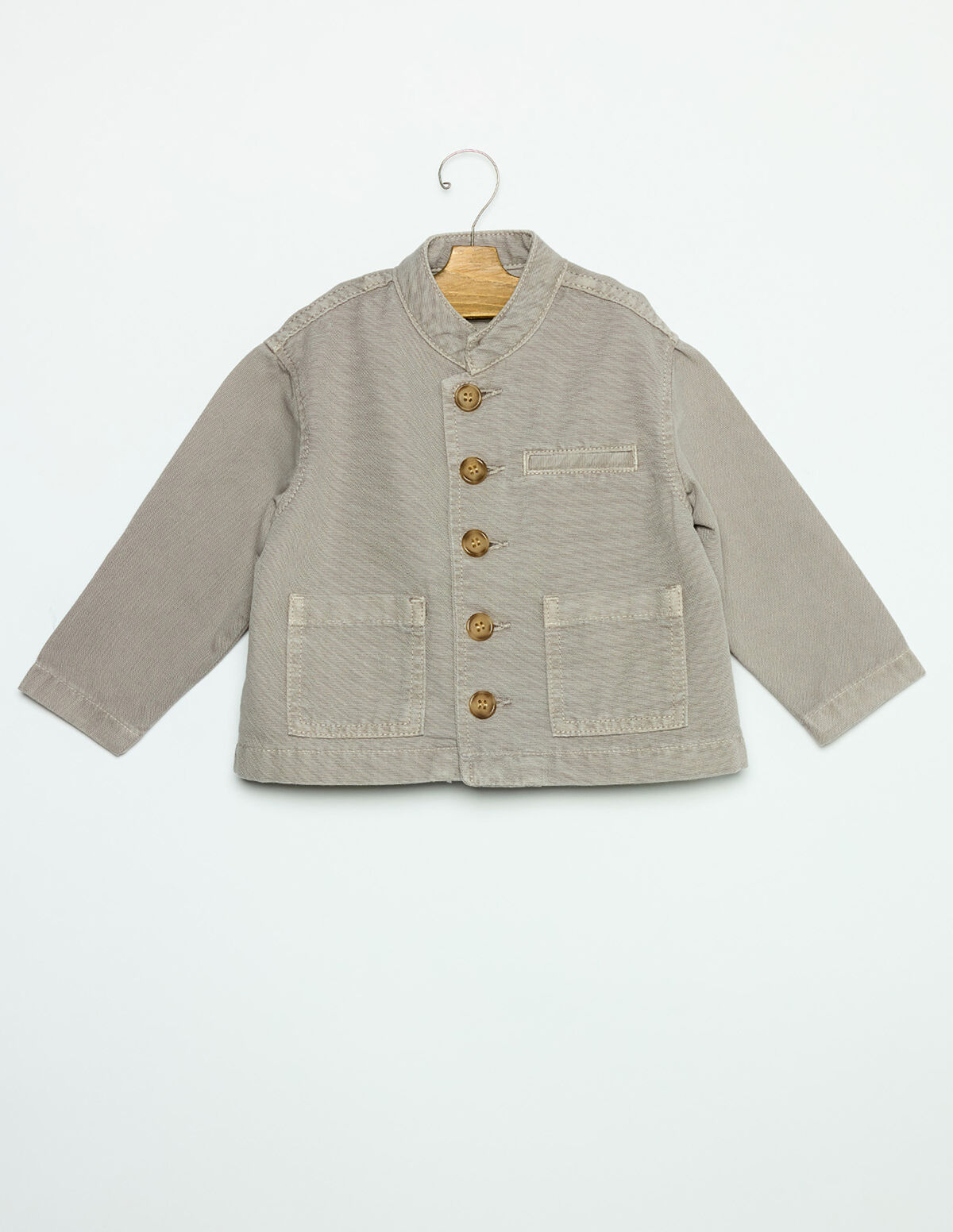 CASACO GOLA MAO IRON GREY