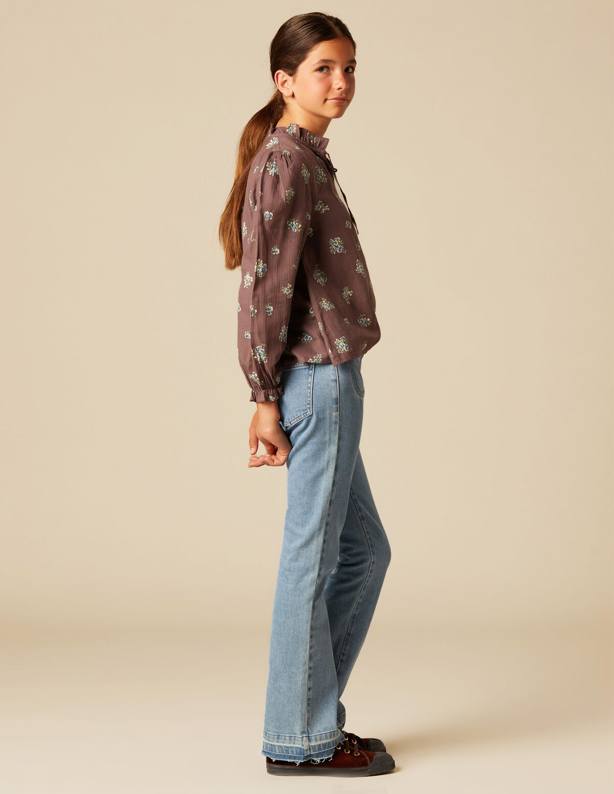 PANTALÓN CAMPANA VAQUERO AZUL