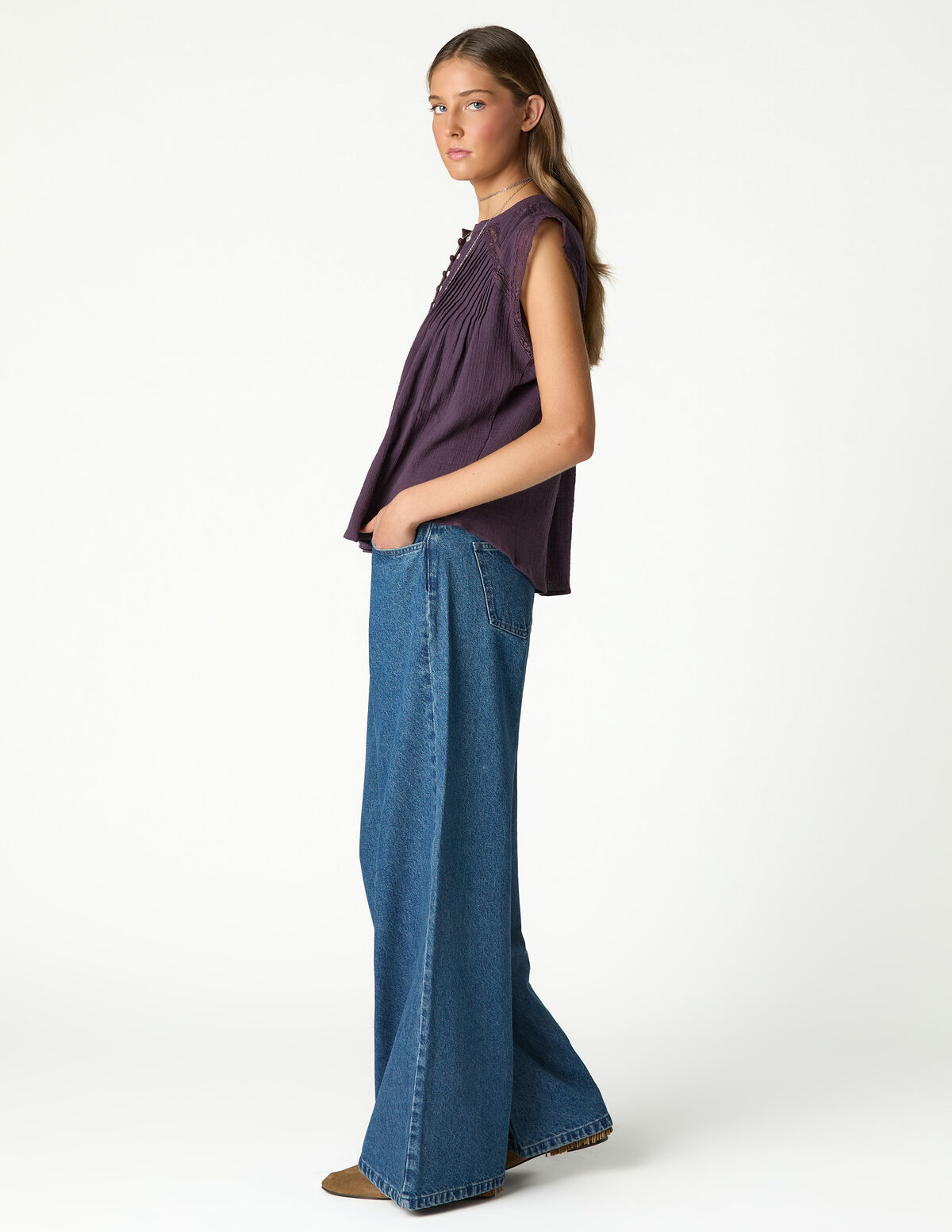 BRANDY PIN-TUCK SHIRT