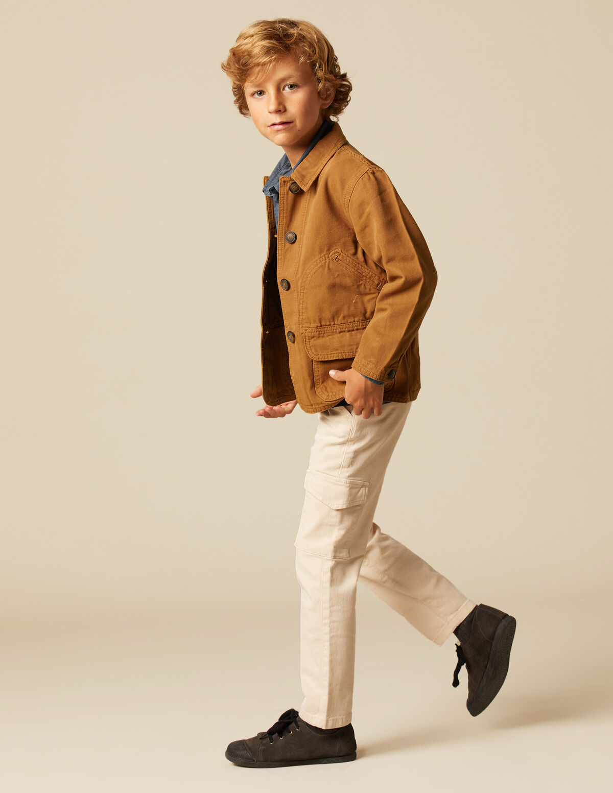 CHAQUETA KAKI